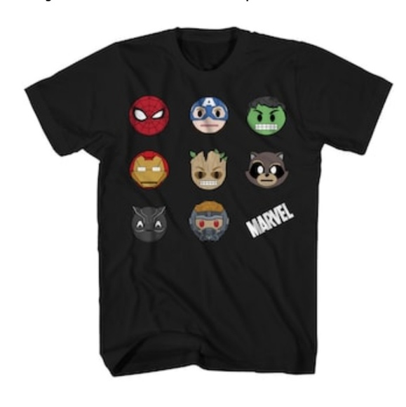 Marvel Other - 🆕️ NWT Marvel Kids Black Tee Shirt Sz Medium